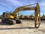 Side of Used Excavator for Sale,Back of Used Excavator under the sun,Back of Used Komatsu Excavator for Sale